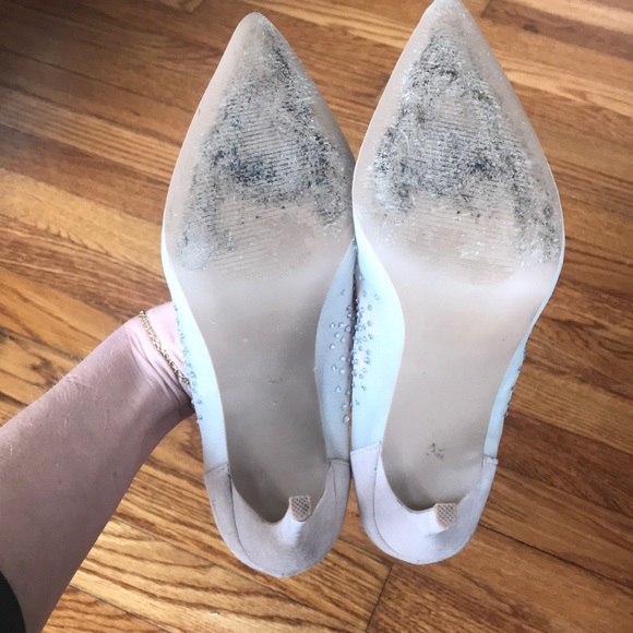 Powder pink 4.5” heels with crystals size 10 - Picture 4 of 5